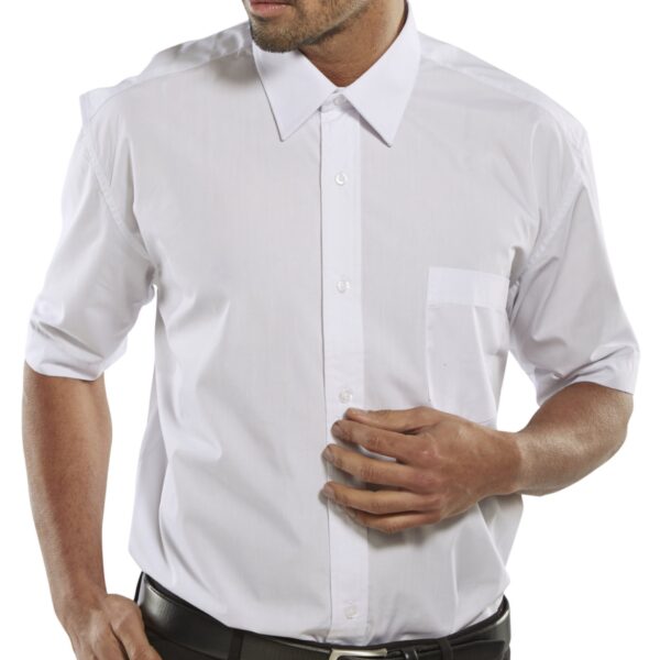 CLASSIC SHIRT S/S WHITE 19