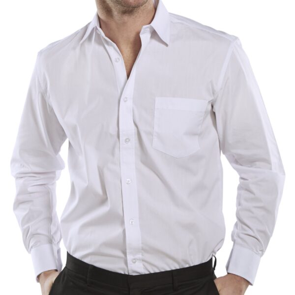 CLASSIC SHIRT L/S WHITE 14.5