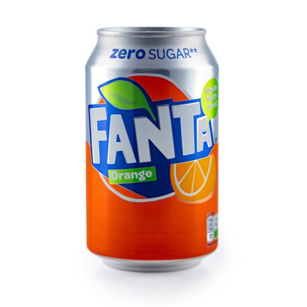 Fanta Orange Zero Cans 330ml (24)