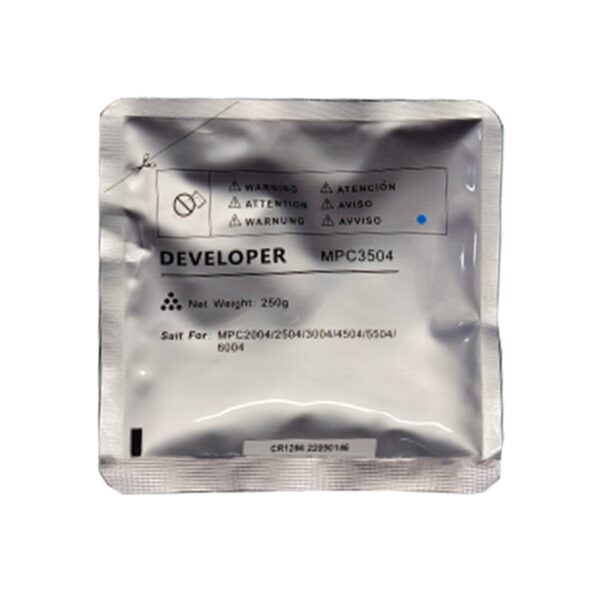 Comp Ricoh MPC3504 Cyan Developer Bag