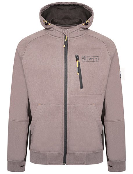 JCB Trade Zip Thru Hoodie Grey S