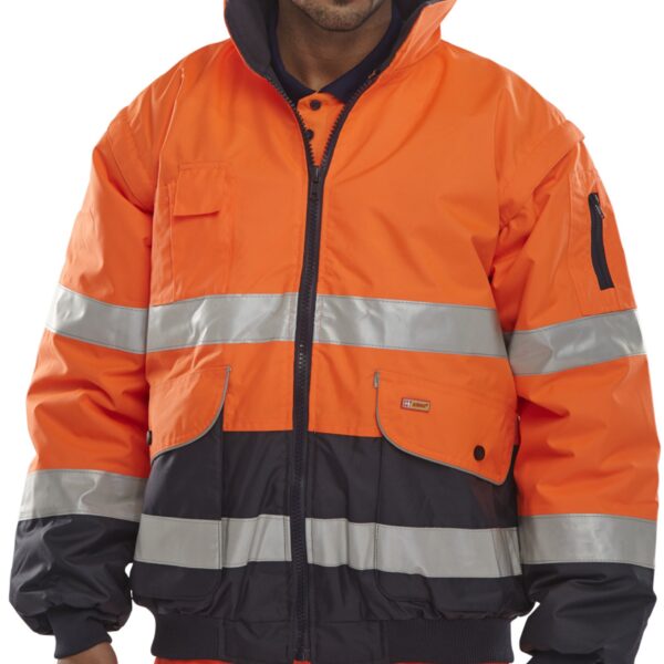 EUROPA BOMBER JKT OR/NAV XXL