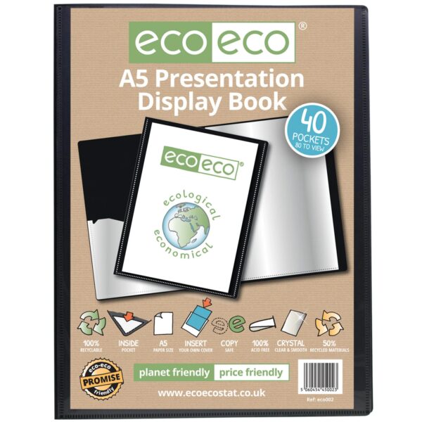 A5 40 Pocket Presentation Display Book