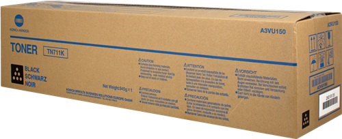 Konica Minolta A3VU150 TN711K Black Tone