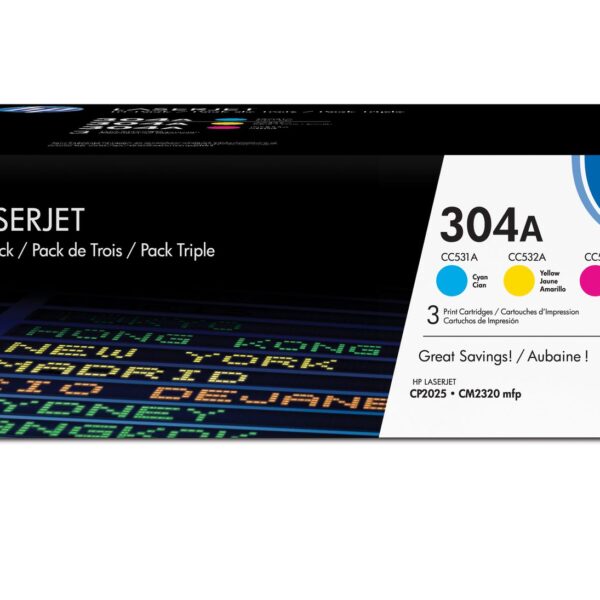 OEM HP CF372AM (304A) Toner Multipack CM