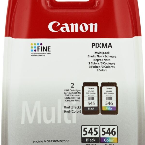 Canon 8287B005 PG545 CL546 Black Cyan Ma