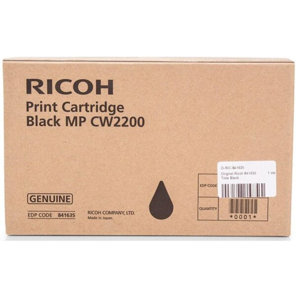 Ricoh MPCW2200 Black Ink Ctg 841635