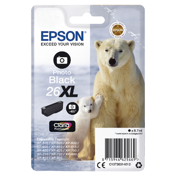 Epson C13T26314012 (26XL) Ink Cartridge