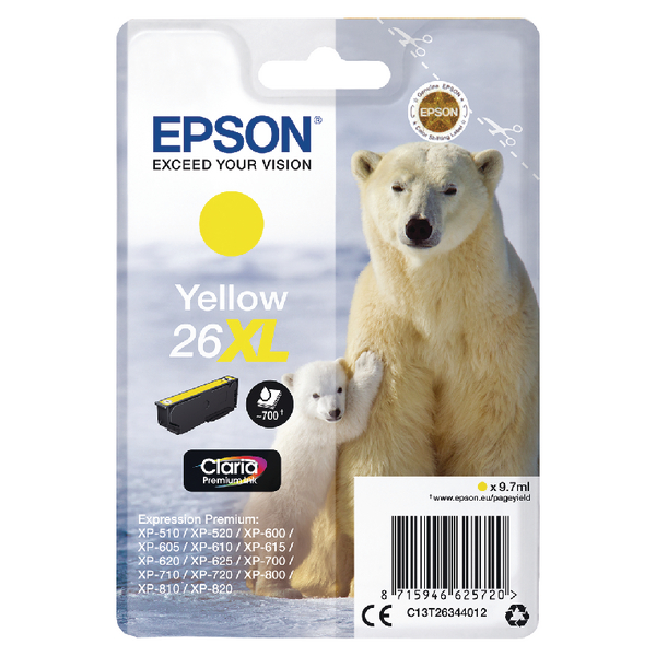 OEM Epson C13T26344012 (26XL) Ink Cartri