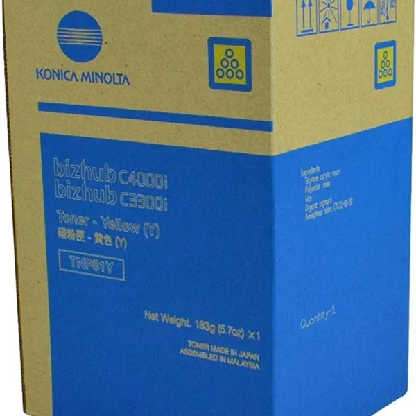 Konica Minolta AAJW251 (TNP81Y) Yellow T