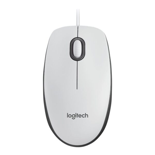 Logitech Mouse M100 White USB 910-006764