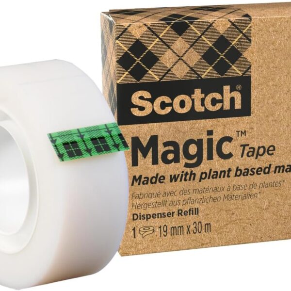 Scotch Magic Tape, Made with 66% Plant B