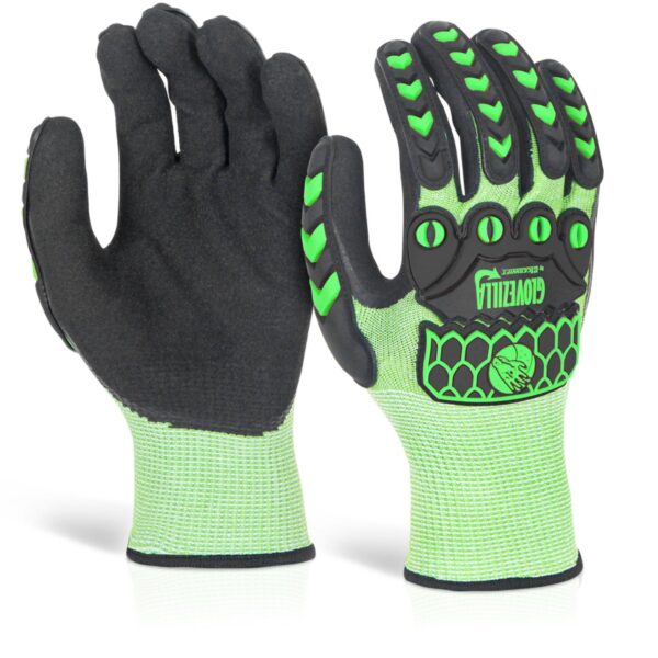 GLOVEZILLA SANDY NITRILE COATED GLOVE L