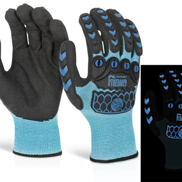 GLOVEZILLA GLOW IN THE DARK FOAM NITRILE
