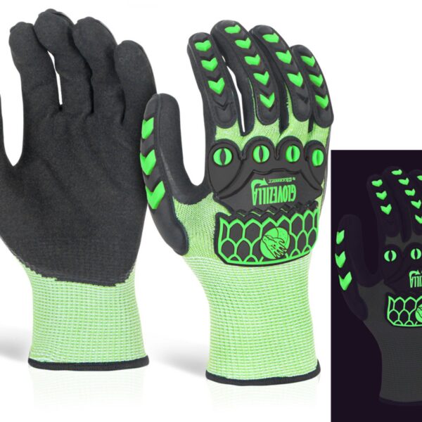 GLOVEZILLA GLOW IN THE DARK FOAM NITRILE