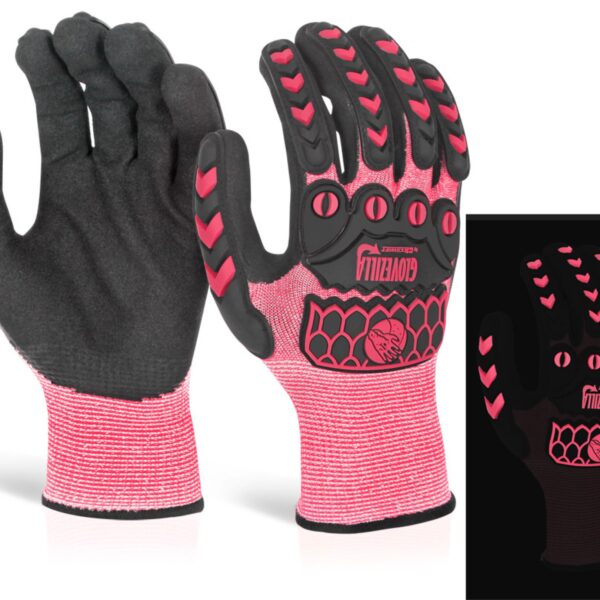 GLOVEZILLA GLOW IN THE DARK FOAM NITRILE