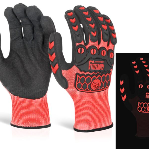 GLOVEZILLA GLOW IN THE DARK FOAM NITRILE