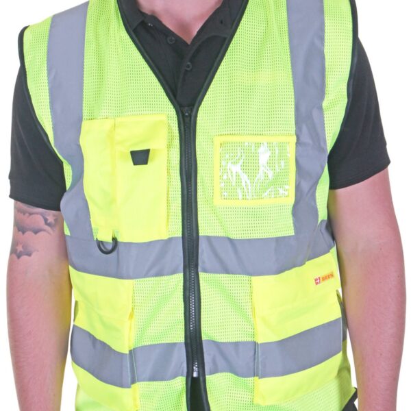 EXECUTIVE MESH WAISTCOAT S/Y LGE