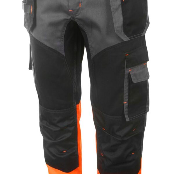 HIVIS TWO TONE TROUSERS OR/BLK 28 TTT