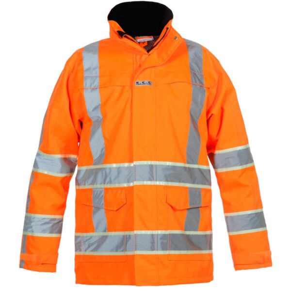 ITALIE HI VIS GIS PARKA ORANGE XL