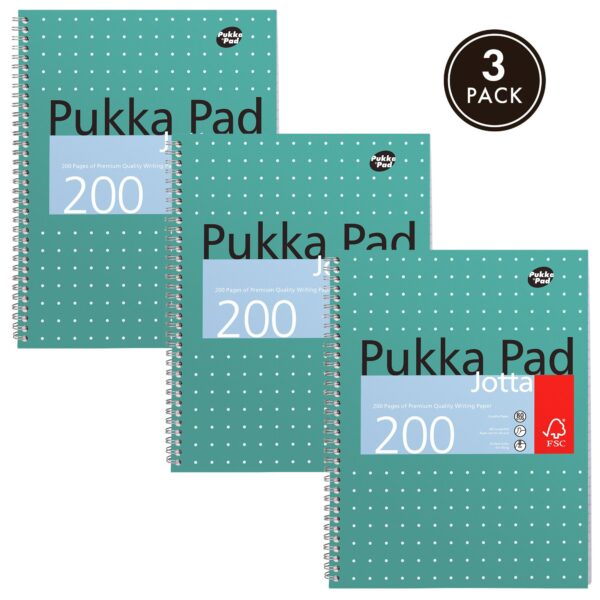 Pukka Pads A4 Lined Metallic Jotta Notep