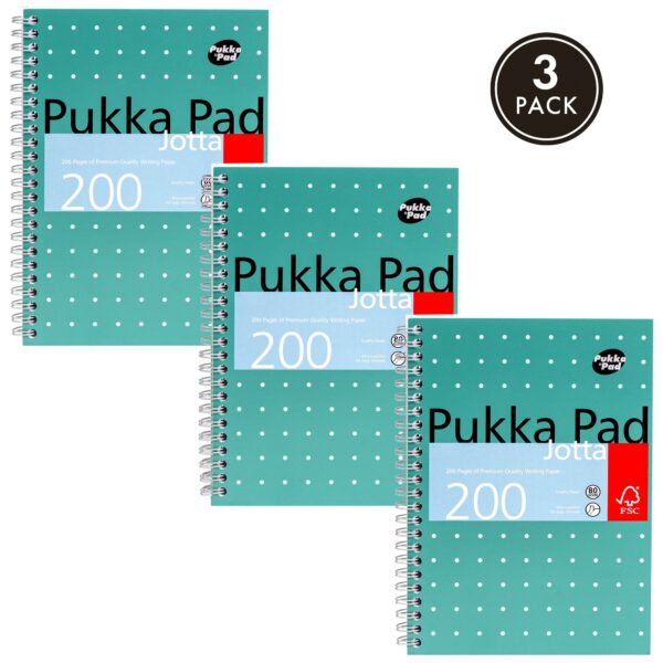 Pukka Pads A5 Lined Metallic Jotta Notep