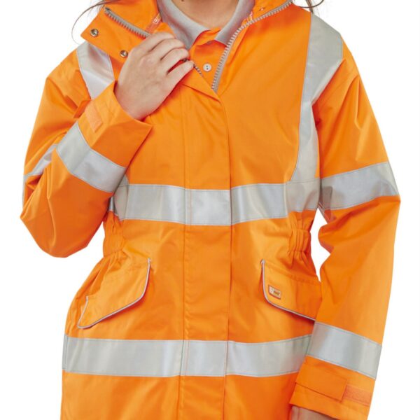 LADIES EXEC HI VIS JKT OR XL SIZE 16