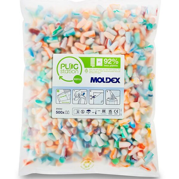 MOLDEX 7860 SPARKPLUG 500 REFILL PACK