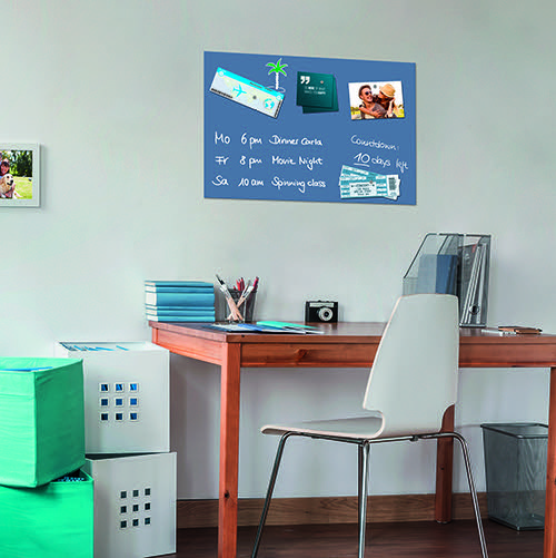 Mag Glass Board 600x400x9mm - P Blue