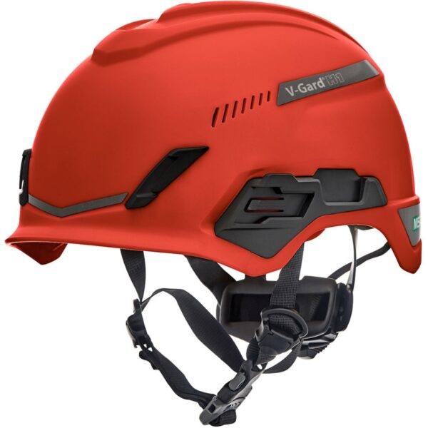 V-GARD H1 TRI-VENTED HELMET RED