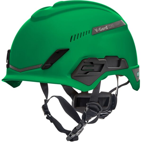 V-GARD H1 TRI-VENTED HELMET GREEN