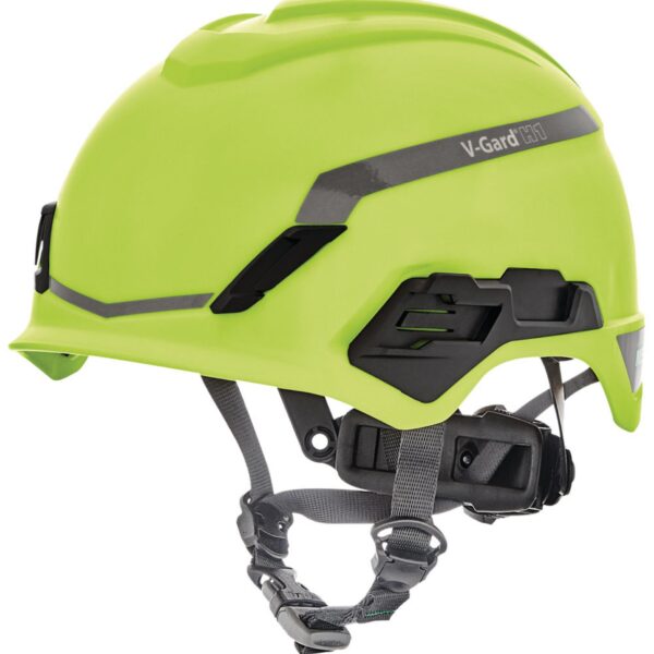 V-GARD H1 NON VENTED HELMET HI VIS LIME