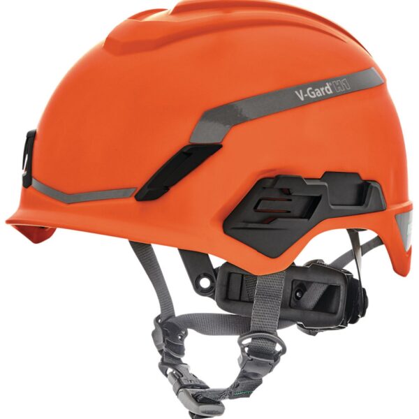 V-GARD H1 NON VENTED HELMET ORANGE
