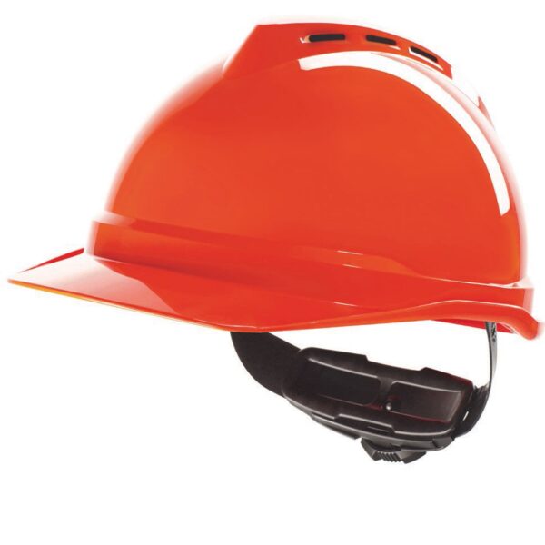 V-GARD 500 VENTED SAFETY HELMET ORANGE
