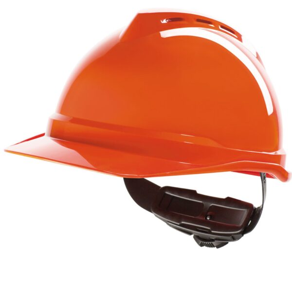 V-GARD 500 VENTED SAFETY HELMET HI VIS O