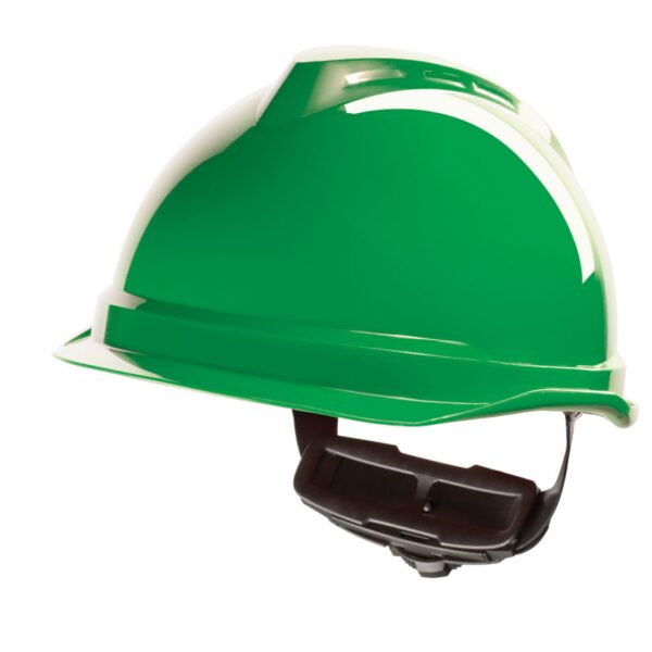 V-GARD 520 PEAKLESS SAFETY HELMET GREEN