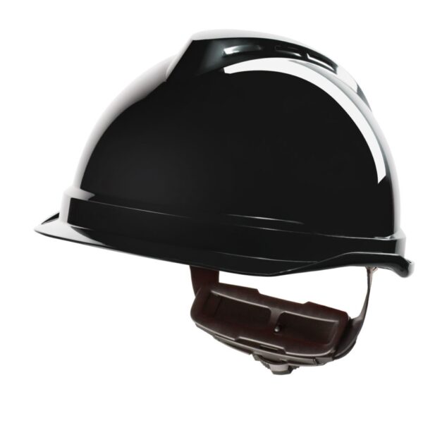 V-GARD 520 PEAKLESS SAFETY HELMET BLACK
