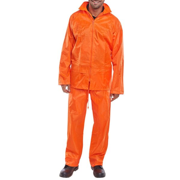 NYLON B-DRI SUIT ORANGE XXXL