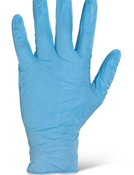 Nitrile Disp Glove PF Blue XL