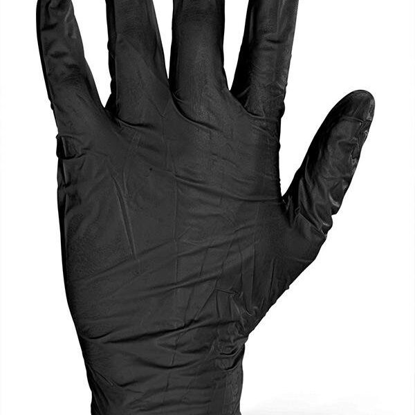 Nitrile Disp Glove PF Black XL