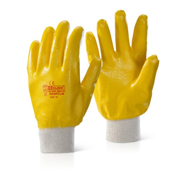 NITRILE K/W F/C L/W YELLOW 10