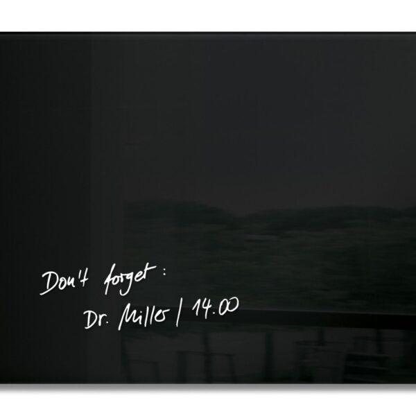 Glass whiteboard Artv black 130x55cm