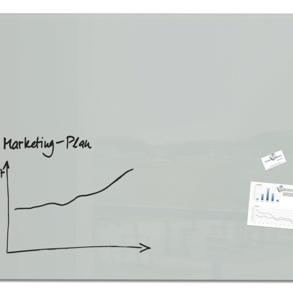 Glass whiteboard Artv grey 150x100cm