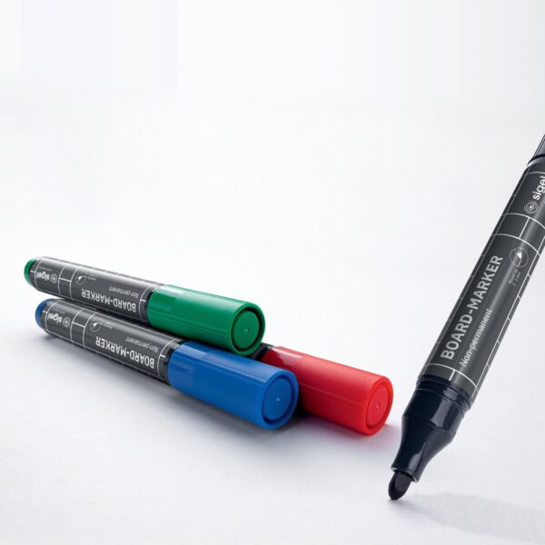 Glassb Mark black/blue/red/gre 4 pcs.