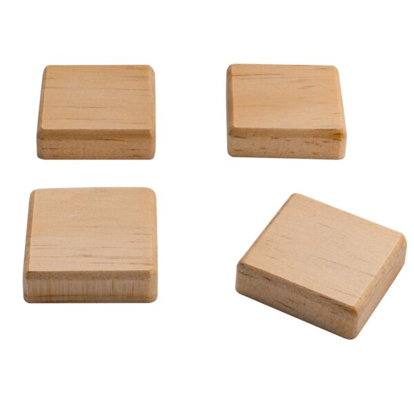 Square Wooden Magnets Pack of 4 – BA211