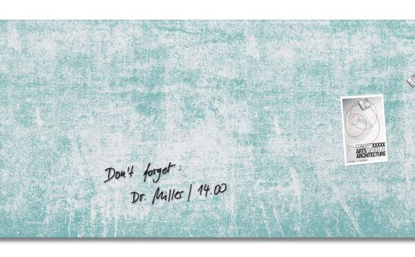 Magn glassb Artv Turq Wall matt 130x55cm