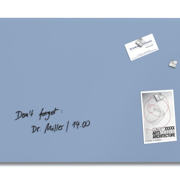 Magn glassb Artv pastel blue 60x40cm