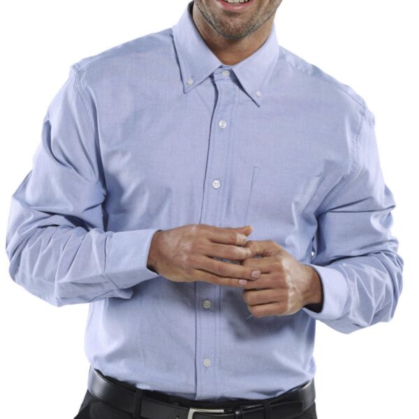 OXFORD SHIRT L/S BLUE 14.5