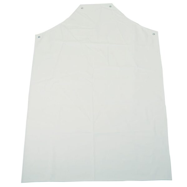 PVC APRON H-W WHT 42”X36”PK 10