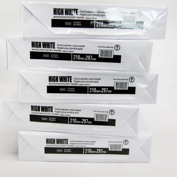 Paper A4 White 5Pk Reams of 500 Unmarked